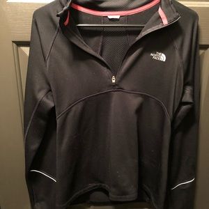 North face zip pullover